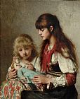 Alexei Alexeivich Harlamoff Sisters painting